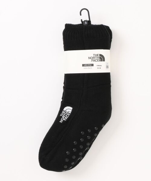 THE NORTH FACE(ザノースフェイス)の「THE NORTH FACE/ザ・ノース・フェイス/Nuptse Bootie Socks(ソックス/靴下・メンズ・ブラック・S/M)」の1枚目の写真