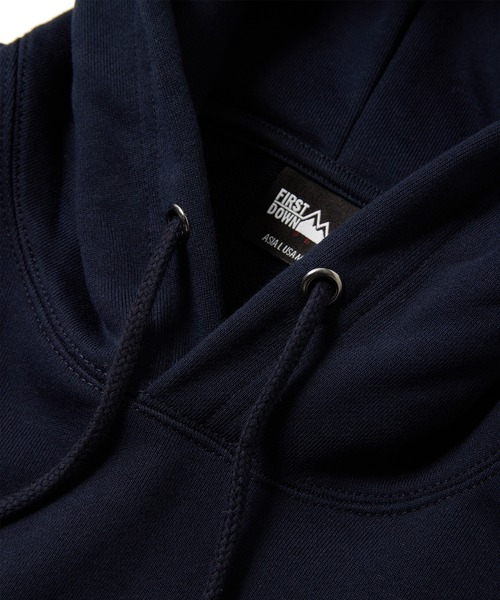 FIRST DOWN（ファーストダウン）の「ロゴ スウェット パーカ（パーカー・メンズ・ネイビー/ブラック/グレー/ブルー・XL/L/M/S/XXL）」の8枚目の写真