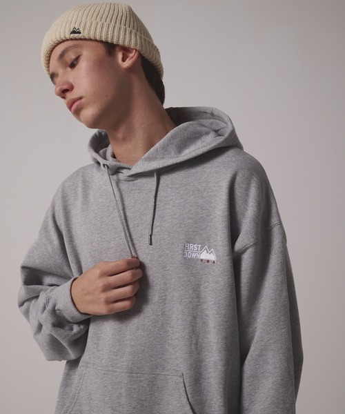 FIRST DOWN（ファーストダウン）の「ロゴ スウェット パーカ（パーカー・メンズ・ネイビー/ブラック/グレー/ブルー・XL/L/M/S/XXL）」の16枚目の写真
