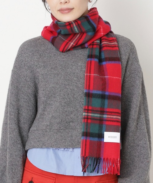 セール】カシミヤ100％ マフラー ”オリジナルチェック”（マフラー