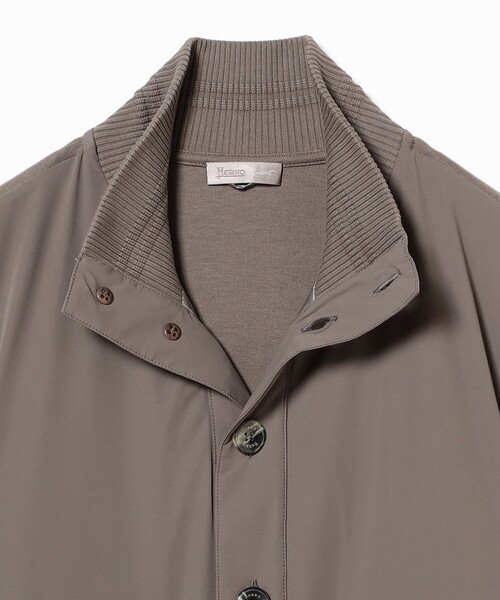 BEAMS F（ビームスエフ）の「HERNO / ドライビングブルゾン（ブルゾン・メンズ・ライトブラウン/ネイビー・S/L/XL/M）」の4枚目の写真