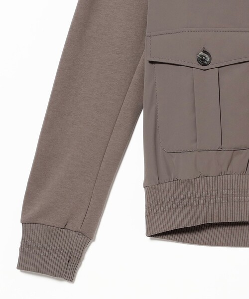 BEAMS F（ビームスエフ）の「HERNO / ドライビングブルゾン（ブルゾン・メンズ・ライトブラウン/ネイビー・S/L/XL/M）」の5枚目の写真