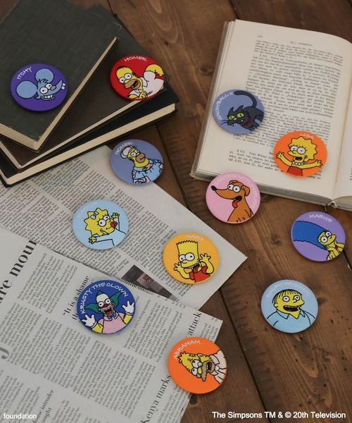 The Simpsons（ザ・シンプソンズ）の「[どの柄かお楽しみ♪]【The Simpsons／BAYFLOW】刺繍缶バッチ（バッジ・レディース・その他・0）」の2枚目の写真