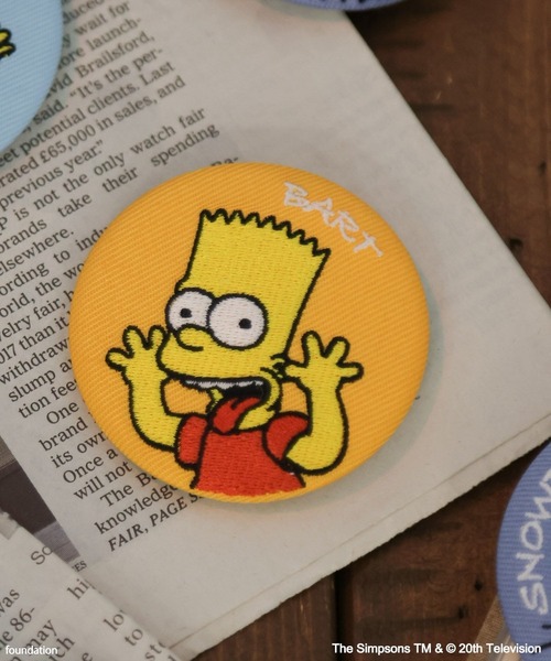 The Simpsons（ザ・シンプソンズ）の「[どの柄かお楽しみ♪]【The Simpsons／BAYFLOW】刺繍缶バッチ（バッジ・レディース・その他・0）」の3枚目の写真