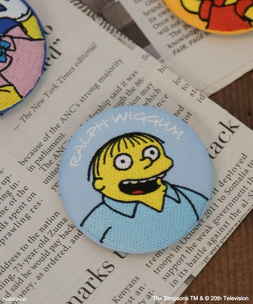 The Simpsons（ザ・シンプソンズ）の「[どの柄かお楽しみ♪]【The Simpsons／BAYFLOW】刺繍缶バッチ（バッジ・レディース・その他・0）」の11枚目の写真