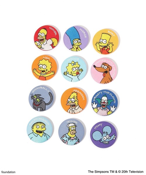 The Simpsons（ザ・シンプソンズ）の「[どの柄かお楽しみ♪]【The Simpsons／BAYFLOW】刺繍缶バッチ（バッジ・レディース・その他・0）」の15枚目の写真