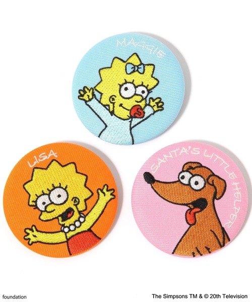 The Simpsons（ザ・シンプソンズ）の「[どの柄かお楽しみ♪]【The Simpsons／BAYFLOW】刺繍缶バッチ（バッジ・レディース・その他・0）」の21枚目の写真