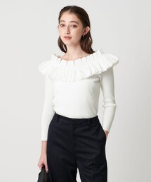 オフショルダー」に該当するトップス（ホワイト/白色系）ファッション