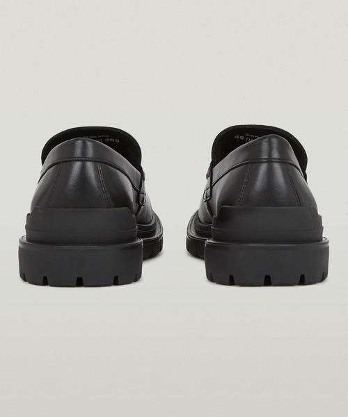 G-STAR（ジースター）の「BLAKE LOAFER/レザーｘデニム 異素材ミックススタッズローファー（ローファー・メンズ・ダークブラック・43/42/41）」の5枚目の写真