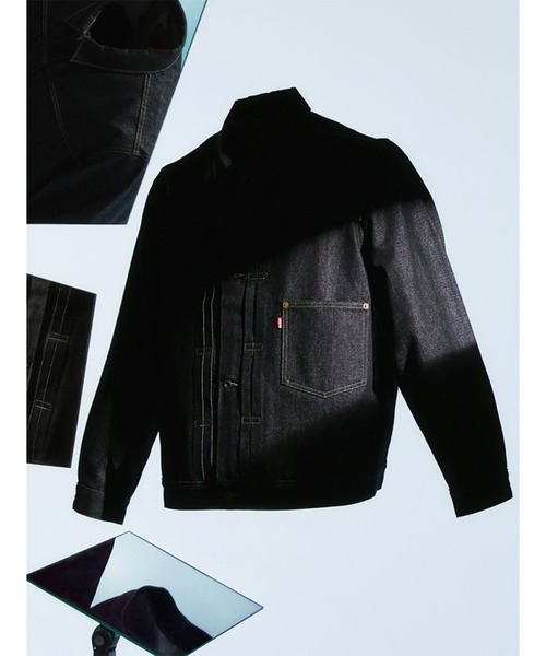 Levi's([oCX)Levi's/[oCX PREMIUM BLACK TYPE I TRUCKER JACKET(fjWPbg)