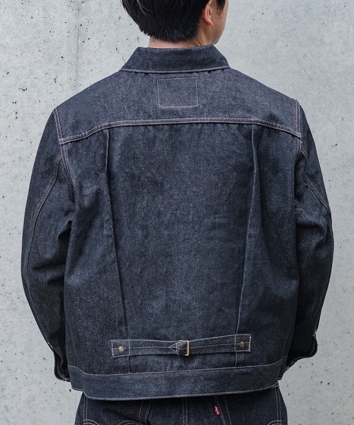 SUPERDRY PREMIUM ブラックデニム トラッカージャケット M Graphpaper (グラフペーパー) Selvage Denim Trucker Jacket