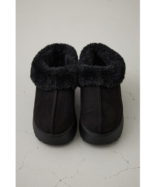 AZUL by moussy(アズールバイマウジー)の「厚底ムートンヒールデザインスリッポン(スリッポン・レディース・ブラック/ブラウン/ベージュ・SMALL/MEDIUM/LARGE)」の9枚目の写真