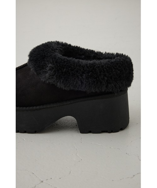 厚底ムートンヒールデザインスリッポン（スリッポン）｜AZUL BY MOUSSY