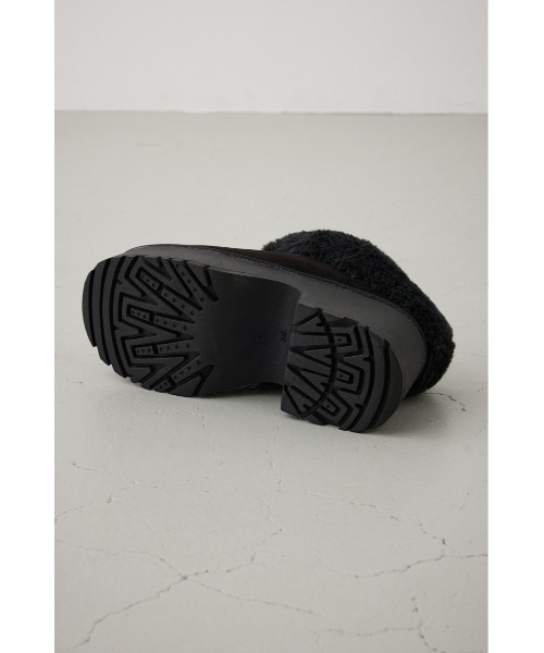 厚底ムートンヒールデザインスリッポン（スリッポン）｜AZUL BY MOUSSY