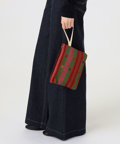 TOMORROWLAND （トゥモローランド）の「charrita Woven textile bag（ハンドバッグ・レディース・その他1・FREE）」の2枚目の写真