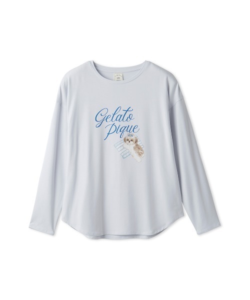【新品タグ付き】ジェラートピケ シーズー柄ロンTオフホワイト 楽天市場】ジェラートピケ gelato pique シーズーワンポイントロンT