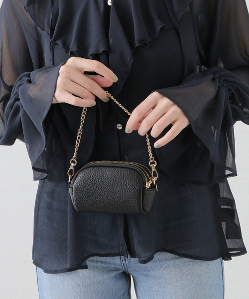 VELETTO（ベレット）の「VELETTO/ベレット ミニショルダーバッグ EL-331-MOD-DO（ショルダーバッグ・レディース・パープル/ブラック・FREE）」の6枚目の写真