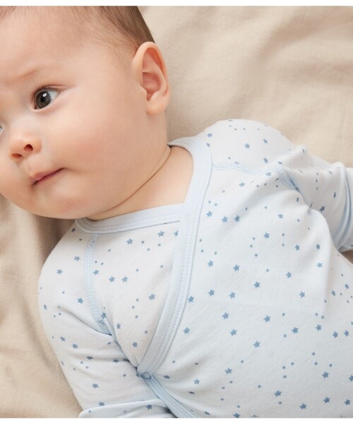 PETIT BATEAU（プチバトー）の「長袖あわせボディ３枚組（肌着・キッズ・その他1/その他2・NewBorn/3MONTH/6MONTH/12MONTH）」の6枚目の写真