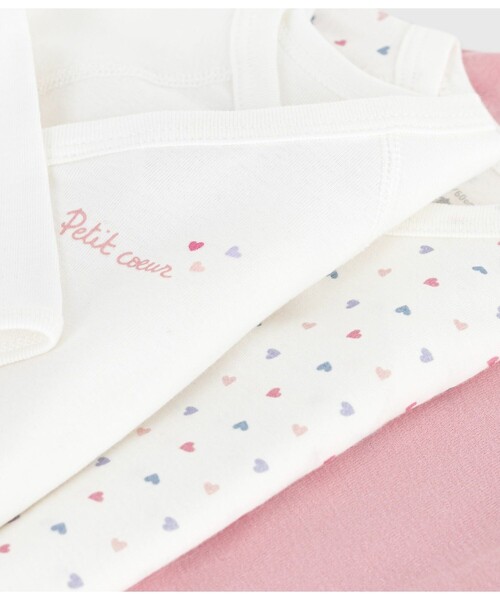 PETIT BATEAU（プチバトー）の「長袖あわせボディ３枚組（肌着・キッズ・その他1/その他2・NewBorn/3MONTH/6MONTH/12MONTH）」の8枚目の写真