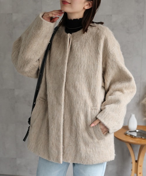 model：162cm 着用サイズ：F