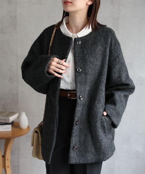 model：162cm 着用サイズ：F