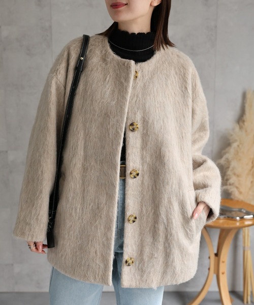 model：162cm 着用サイズ：F