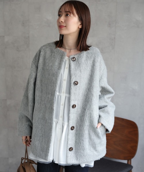 model：162cm 着用サイズ：F