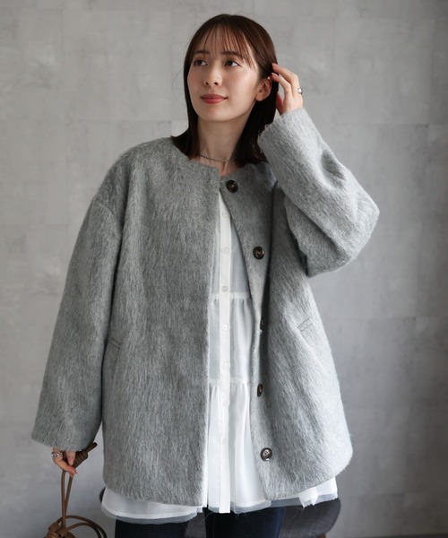 model：162cm 着用サイズ：F