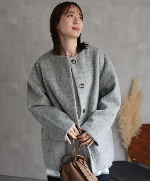 model：162cm 着用サイズ：F