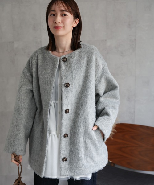 model：162cm 着用サイズ：F