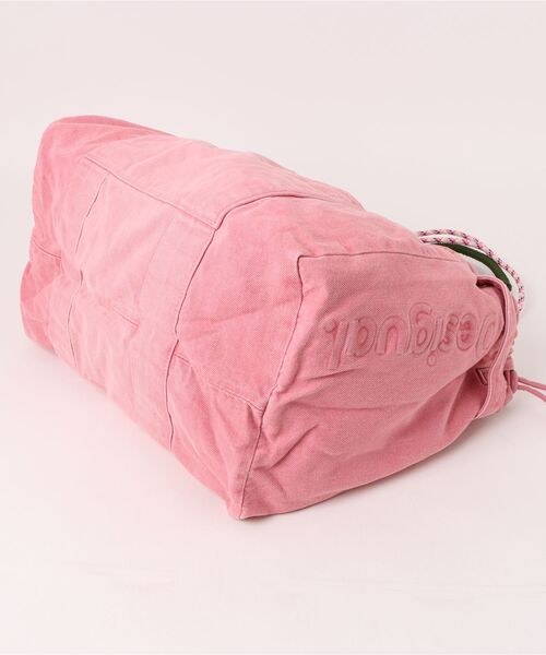 Desigual（デシグアル）の「ロゴ入り ショッパースタイル ラージバッグ ピンク 韓国（ハンドバッグ・レディース・レッド・FREE）」の3枚目の写真