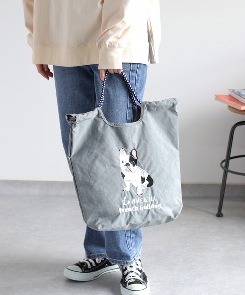 cepo(セポ)の「【WEB限定】アニマル刺繍コードトートバッグ(トートバッグ・レディース・グリーン系1/ベージュ系1/グレー系1/チャコール/ブルー系1/ブルー系2/グレー系2/ベージュ系2・FREE)」の21枚目の写真