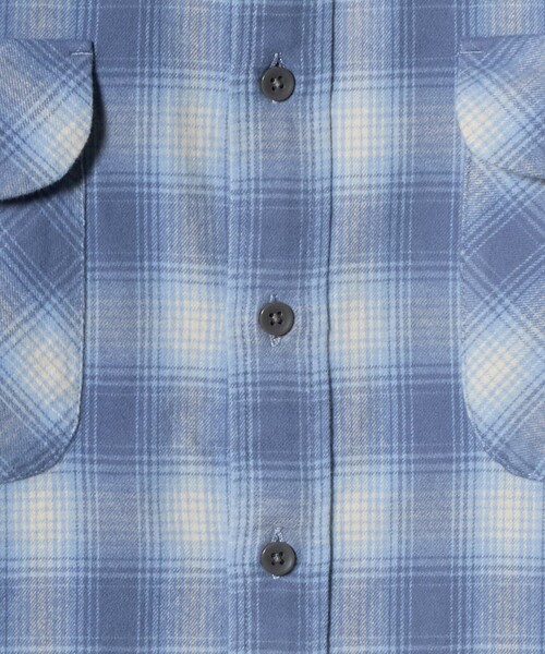 GDC PENDLETON ペンドルトン コンチョ チェックシャツ ベージュ M