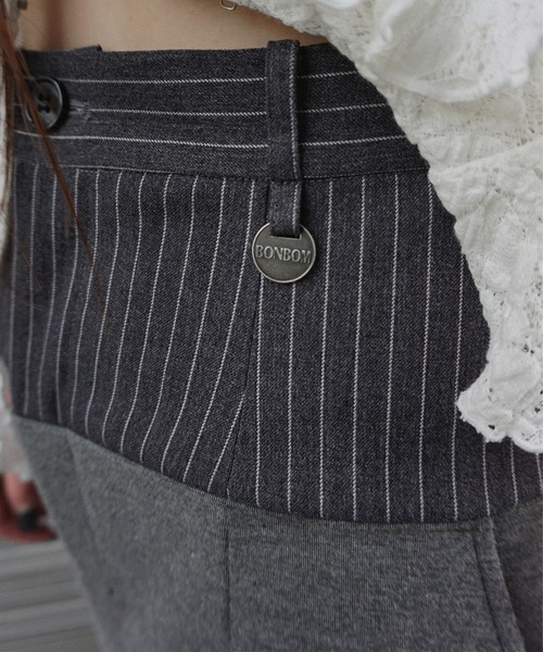 BONBOM(ボンボム)の「BONBOM×Ameri BONDING PENCIL SKIRT(スカート・レディース・グレー/ネイビー・SMALL/MEDIUM)」の6枚目の写真
