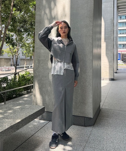 BONBOM×Ameri BONDING PENCIL SKIRT（スカート）｜BONBOM
