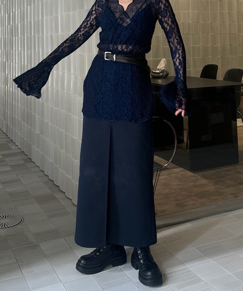 セール】BONBOM×Ameri BONDING PENCIL SKIRT（スカート）｜BONBOM