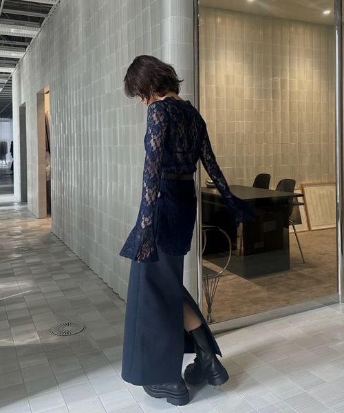 BONBOM(ボンボム)の「BONBOM×Ameri BONDING PENCIL SKIRT(スカート・レディース・グレー/ネイビー・SMALL/MEDIUM)」の22枚目の写真