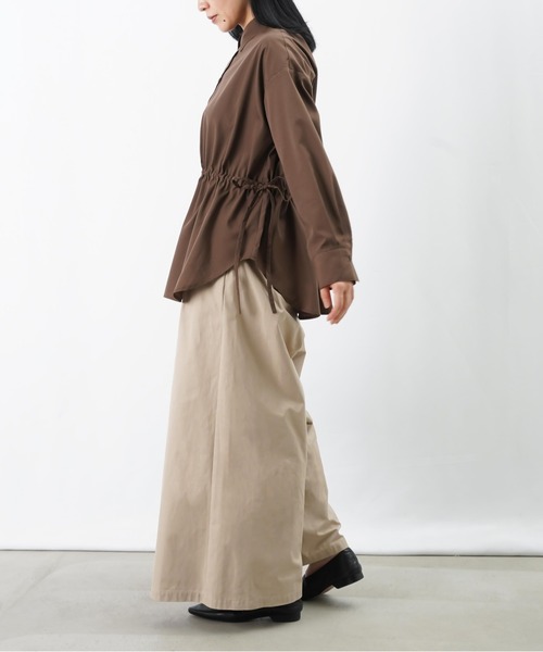 LUCA/LADY LUCK LUCA（ルカ/レディラックルカ）の「LC/LLL ドロストシャツ（シャツ/ブラウス・レディース・オフホワイト/ブラック/ブラウン・FREE）」の21枚目の写真