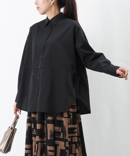 LUCA/LADY LUCK LUCA（ルカ/レディラックルカ）の「LC/LLL ドロストシャツ（シャツ/ブラウス・レディース・オフホワイト/ブラック/ブラウン・FREE）」の14枚目の写真