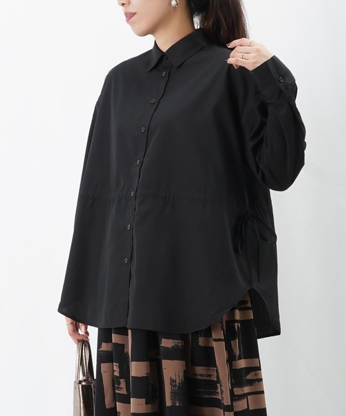 LUCA/LADY LUCK LUCA（ルカ/レディラックルカ）の「LC/LLL ドロストシャツ（シャツ/ブラウス・レディース・オフホワイト/ブラック/ブラウン・FREE）」の16枚目の写真