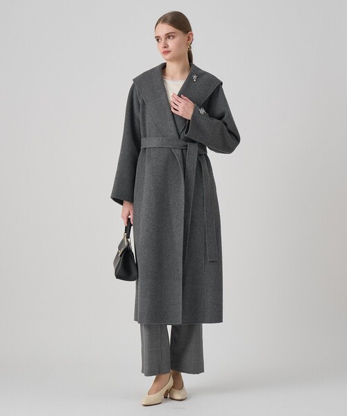 シャルムリバービッグカラーコート（その他アウター）｜ANAYI（アナイ