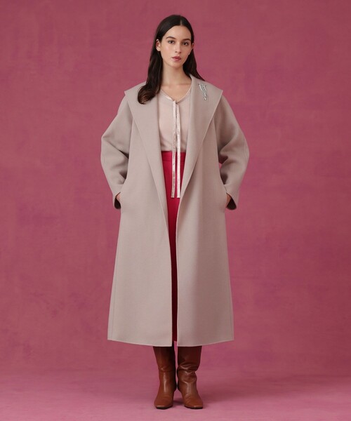 t*a様 アナイ ANAYI リバーシャルム ウール ノーカラージャケット コー t*a様 アナイ ANAYI リバーシャルム ウール ノーカラージャケット コー