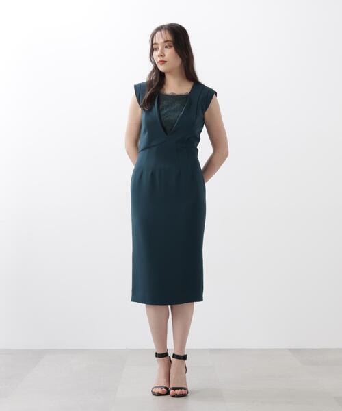 セール】【URBAN PRECIOUS】レースコンビタイトワンピース（ワンピース