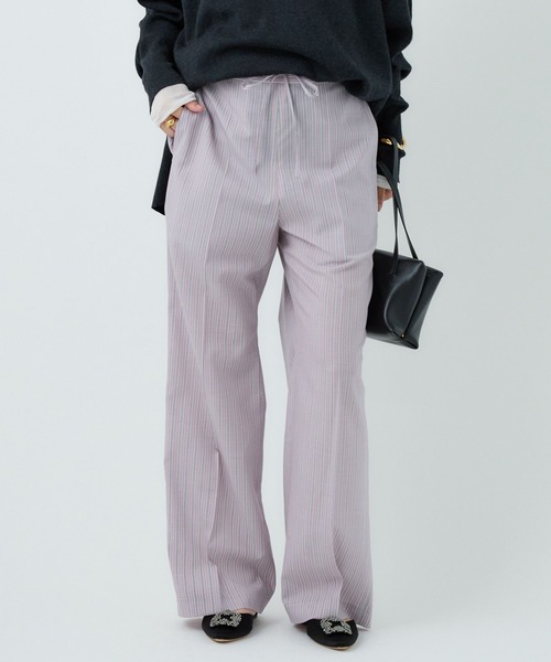 Chaos（カオス）の「Chaos(カオス)/ イージークラシックパンツ  【セットアップ可】（スラックス・レディース・ピンク系その他/モカ・FREE）」の2枚目の写真