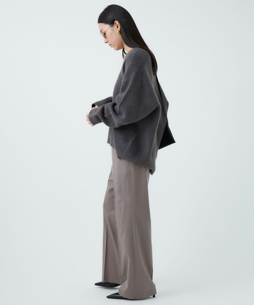 Chaos（カオス）の「Chaos(カオス)/ イージークラシックパンツ  【セットアップ可】（スラックス・レディース・ピンク系その他/モカ・FREE）」の6枚目の写真