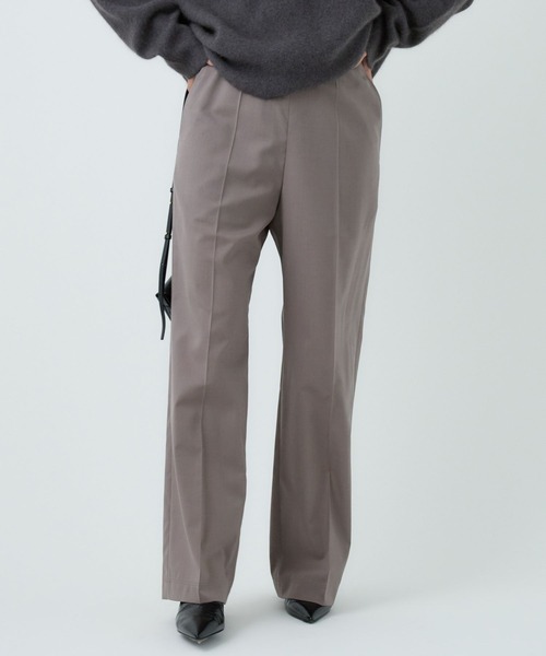 Chaos（カオス）の「Chaos(カオス)/ イージークラシックパンツ  【セットアップ可】（スラックス・レディース・ピンク系その他/モカ・FREE）」の9枚目の写真