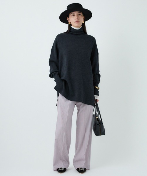 Chaos（カオス）の「Chaos(カオス)/ イージークラシックパンツ  【セットアップ可】（スラックス・レディース・ピンク系その他/モカ・FREE）」の13枚目の写真