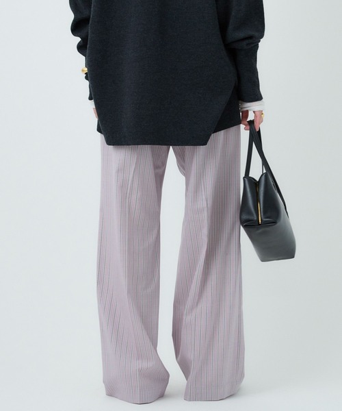 Chaos（カオス）の「Chaos(カオス)/ イージークラシックパンツ  【セットアップ可】（スラックス・レディース・ピンク系その他/モカ・FREE）」の22枚目の写真