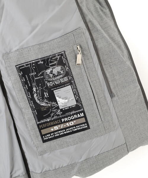 CAPEHORN(ケープホーン)の「CAPEHORN(ケープホーン)WOOL ALVAREZ(ダウンジャケット/コート・レディース・グレー/ブラック・40/42)」の5枚目の写真