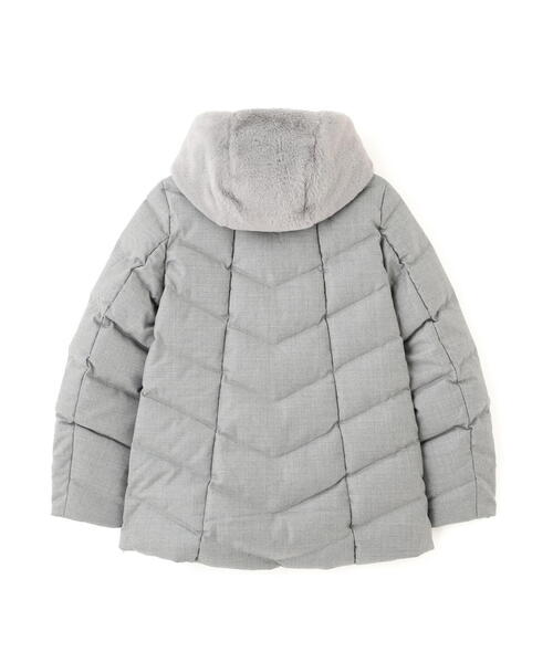 CAPEHORN(ケープホーン)の「CAPEHORN(ケープホーン)WOOL ALVAREZ(ダウンジャケット/コート・レディース・グレー/ブラック・40/42)」の9枚目の写真